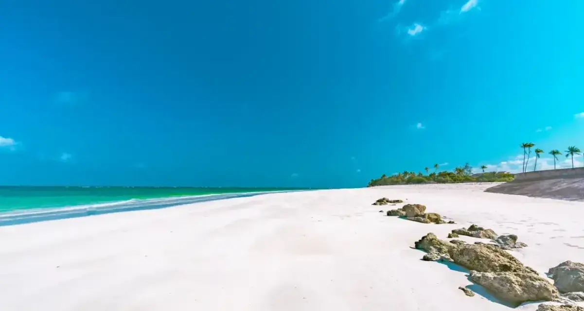 Piękna plaża w Kenii, idealna na wakacje. Kiedy jechać? Najlepiej w porze suchej, od czerwca do października.