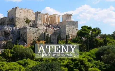 Akropol w Atenach, symbol Grecji. Zastanawiasz się, co przywieźć z Aten? Pamiątki z tej starożytnej krainy to świetny pomysł!