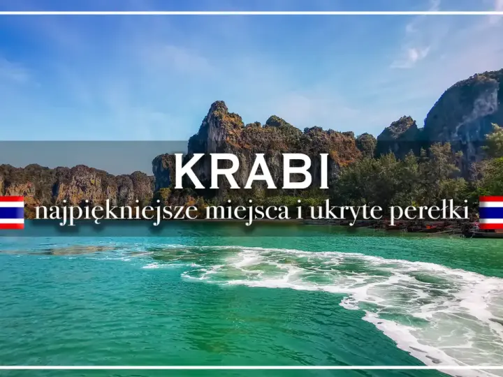 Krabi: najpiękniejsze miejsca i ukryte perełki. Widok na turkusową wodę i skaliste wybrzeże Ao Nang Beach w Tajlandii.